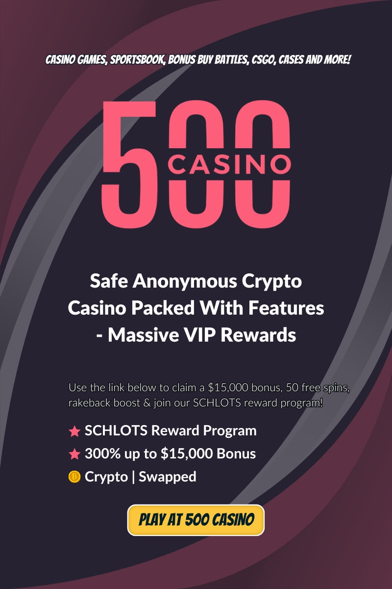 500 Casino promotion - exclusive rewards and bonuses at SCHLOTS.