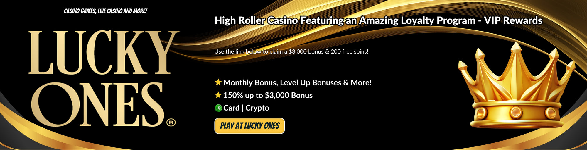 Lucky Ones Casino promo - win big with special rewards at SCHLOTS.