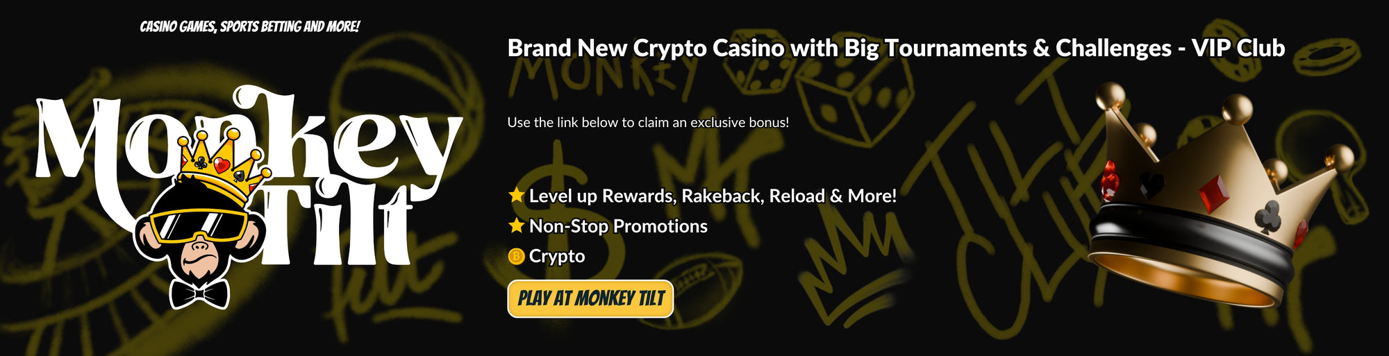 Monkey Tilt Casino promotion - exciting rewards and bonuses at SCHLOTS.